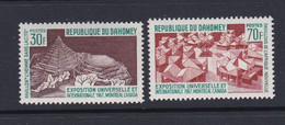 Dahomey 1967 255-56 ** Exposition Internationale De Montréal Canada - 1967 – Montreal (Kanada)