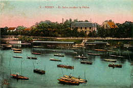 Poissy * En Seine Pendant La Pêche * Bateaux - Poissy