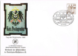 L-ALL-306 - ALLEMAGNE Entier Postal Enveloppe Journée Du Timbre 1980 Essen - Private Covers - Used