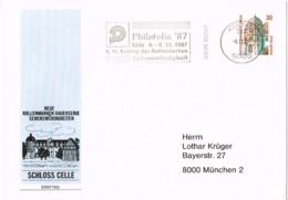 L-ALL-307 - ALLEMAGNE Entier Postal Enveloppe 1er Jour Timbres Roulettes Monuments Cologne - Enveloppes Privées - Oblitérées