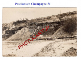 CHAMPAGNE-Lager-Camp-Kommandantur Du Regiment-CARTE PHOTO Allemande-GUERRE 14-18-1WK-Militaria- - Weltkrieg 1914-18