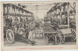 LE CREUSOT - Usines Schneider - Ateliers D'Artillerie - Matériel De Campagne - Le Creusot