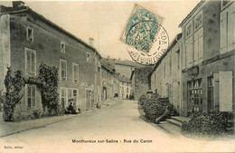 Monthureux Sur Saône * La Rue Du Caron * épicerie Mercerie BIQUET * Commerce Magasin Mode - Monthureux Sur Saone