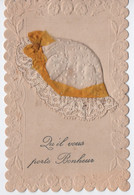 Carte De Sainte Catherine Ancienne/Petit Bonnet En Dentelle/Qu'il Vous Porte-Bonheur/France/Ostermann/vers 1910 CFA56 - St. Catherine