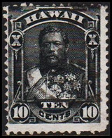 1882. HAWAII. Kalakaua 10 CENTS. (Michel 25) - JF510859 - Hawaï