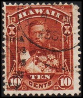 1884. HAWAII. Kalakaua 10 CENTS.  (Michel 35) - JF510870 - Hawaï