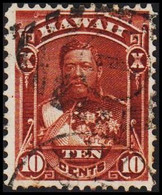 1884. HAWAII. Kalakaua 10 CENTS.  (Michel 35) - JF510871 - Hawai