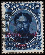 1893. HAWAII. Provisional GOVT. 1893 On 5 C. (Michel 44) - JF510883 - Hawaï