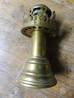 Porte-bougie (système Verre De Protection Réglable Par Coulissage) Diamètre Du Socle = 7cm, H= 12cm - Kupfer