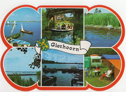 Giethoorn - Uniek Watersportgebied - (Ov., Nederland/Holland) - O.a. Punters, Camping - Nr. L 867S - Giethoorn