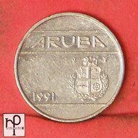 ARUBA 25 CENTS 1991 -    KM# 3 - (Nº46011) - Aruba