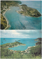 971. Gf. ST-BARTHELEMY. Gustavia. 2 Cartes - Saint Barthelemy