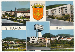 CPSM - ST-FLORENT-SUR-AUZONNET (Gard) - Vues Multiples - Other & Unclassified