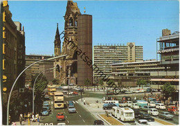 Berlin - Tauentzienstrasse - BVG-Bus - Blick Auf Die Gedächtniskirche - Verlag Schöning & Co. + Gebrüder Schmidt Berlin - Schöneberg