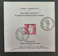Portugal Cachet Commémoratif  Infante D. Henrique Viseu 1994 Prince Henry Event Postmark - Flammes & Oblitérations