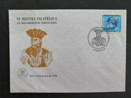 Portugal Cachet Commémoratif  Expo Philatelique Vasco Da Gama Sines 1994 Event Postmark Philatelic Expo - Flammes & Oblitérations