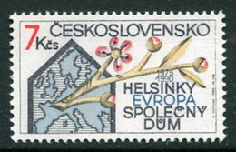 CZECHOSLOVAKIA 1990 Helsinki Treaty Anniversary MNH / **.   Michel 3053 - Nuevos