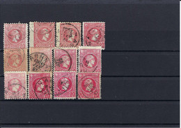 Griechenland Kleiner Hermeskopf 12x 20 L Rot Gezähnt Auf Steckkarte - Used Stamps