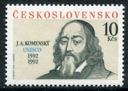 CZECHOSLOVAKIA 1992 Komensky 400th Anniversary Single Ex Block MNH / **.   Michel 3110 - Nuovi