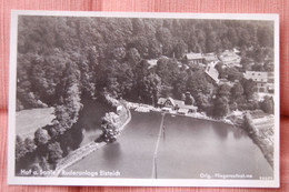 Hof A. Saale - Ruderanlage Eisteich (Orig.Fliegeraufnahme), Gel.Feldpost 1940 - Hof