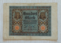 Germany 1920 - 100 Mark ‘Bamberg Horseman Reichsbanknote’ - No E.1466962 - P# 69a - VVF - 100 Mark