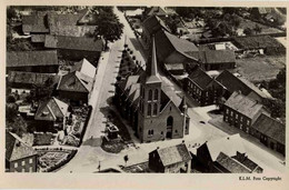 NL128 Horst -  Metrik Limburg Luchtfoto KLM Gerestaureerde Kerk 1949 - Horst