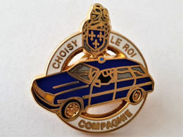 PINS GENDARMERIE NATIONALE  Choisy Le Roi Compagnie 94 Val De Marne /  Base Doré Signé Boussemart   / 33NAT - Militaria