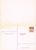 L-ALL-334 - ALLEMAGNE BERLIN Entier Postal Avec Réponse Payée Monuments Pfalz Kaub/Rhein - Postcards - Mint