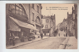 RT33.407  LE CREUSOT. SAÔNE -ET- LOIRE  RUE DES ECOLES LA GRIMPETTE - Le Creusot