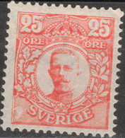 SWEDEN  SCHWEDEN SUEDE 1911  MI 75 MNH (**) KING GUSTAV V - Ongebruikt