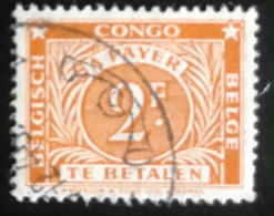 Belgisch Congo - Congo Belge - C3/36 - (°)used - 1943 - Michel 12A - Cijfer In Klein Ovaal - Usados
