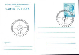 Luxembourg, Luxemburg 1967 Carte Postale Cachet Spécial OTAN Traité Atlantique - Cartes Commémoratives