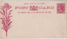 NEW SOUTH  WALES ENTIER POSTAL/GANZSACHE/POSTAL STATIONERY CARTE - Lettres & Documents
