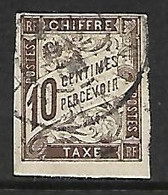 INDOCHINE TAXE Oblitération Du "Tonkin" - Timbres-taxe