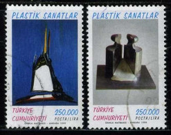 Turkey 1999 Mi 3189-3190 O, Plastic Arts - Oblitérés