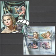 TG809 2012 TOGO TOGOLAISE FAMOUS PEOPLE GRACE KELLY 1KB+1BL MNH - Actores