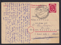1953 - 20 Pf. Antwort-Ganzsache An Bad Aussee (Österreich) Nach Wennigstedt - Briefe U. Dokumente
