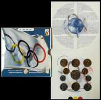 FLEURS DE COINS / STEMPELGLANS / STEMPELGLANZ - FDC - 100 Ans D'olypisme / 100 Jaar Olympische Spelen - (Atlanta) - 1996 - FDC, BU, BE & Estuches