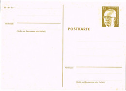 L-ALL-348 - ALLEMAGNE BERLIN Entier Postal 15 Pf Carte Président Heinemann - Postcards - Mint