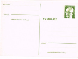 L-ALL-350 - ALLEMAGNE BERLIN Entier Postal 30 Pf Carte Président Heinemann - Postkaarten - Ongebruikt