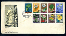 1955 JUGOSLAVIA FDC FIORI Flowers - FDC