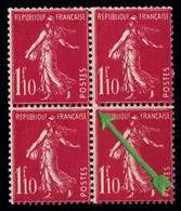 FRANCE - N° 238** - SEMEUSE 1F10 Rose - Tâche Blanche Et Une Perforation Manquante. - Ongebruikt