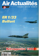 Air Actualités Janvier 1995 N°4798 ER 1/33 Belfort - Français