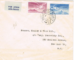 42482. Carta Aerea BAILE ATHA CLIATH (Dublin) Irlanda 1948 To USA - Storia Postale