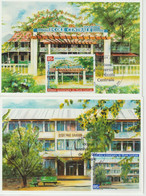 Polynésie Française 2001 école Centrale 631-632 - Cartoline Maximum