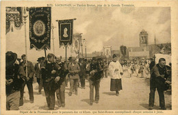 Locronan * 3 Cpa * Le Pardon Breton * Troménie * Défilé Procession Fête Religieuse - Locronan