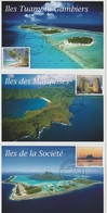 Polynésie Française 2011 Paysages Des Iles 957-959 - Cartoline Maximum