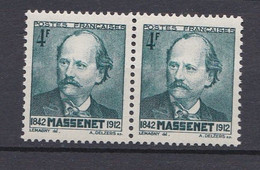 N° 545 Centenaire De La Naissance De  Jules Massenet: Belle Paire De 2 Timbres Neuf Impeccable - Unused Stamps