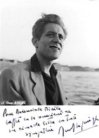 Autographe Original, Bernard Lajarrige, Cinema, Télévision, Théatre, Acteur Français - Autógrafos