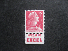 A).TB N° 1011a, Neuf XX. Avec PUB Inférieure " EXCEL ". - Unused Stamps